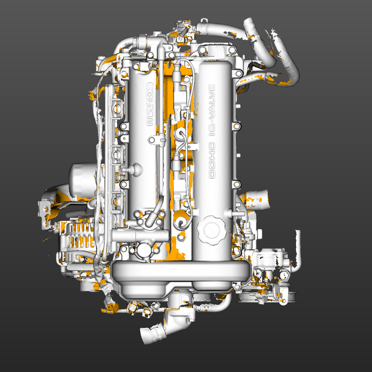 Engine Mazda MX-5 Miata NB 1.8L 3D Scan STL