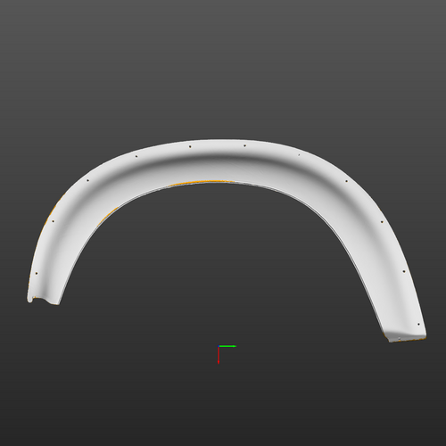 Bmw E20 2002 Turbo OEM Fender Flares 3D Scan STL