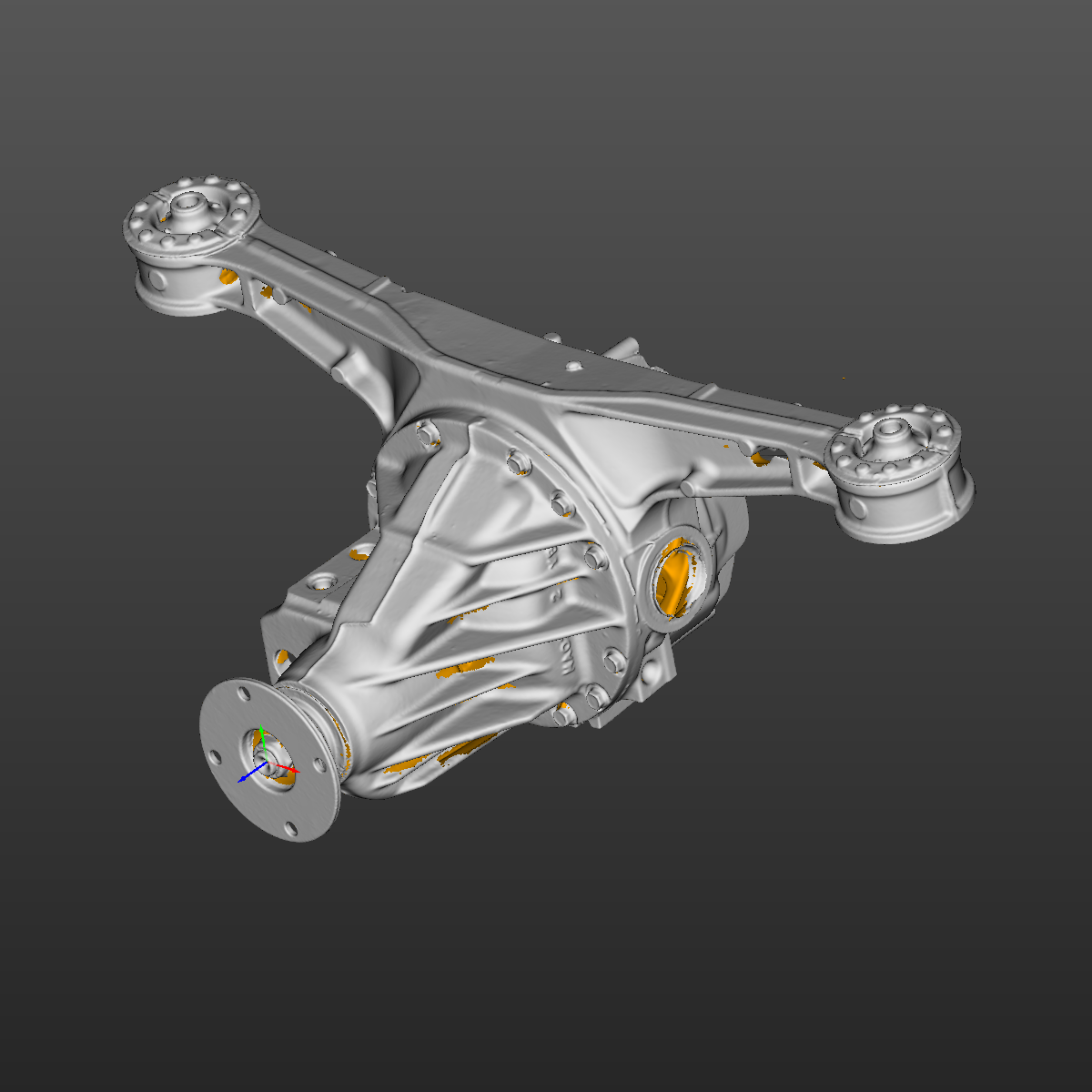 Mazda MX-5 Miata NB multi-part 3D scan assembly of real components