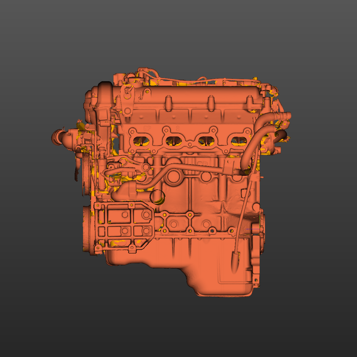 Engine Mazda MX-5 Miata NB 1.8 3D Scan STL