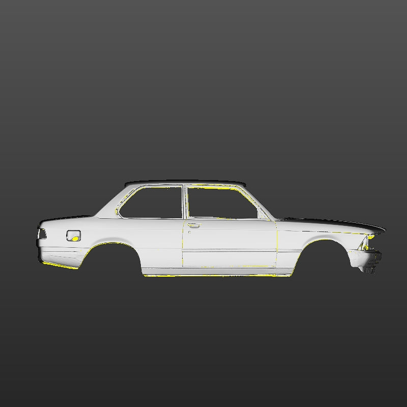BMW E21 coupe body 3D Scan STL