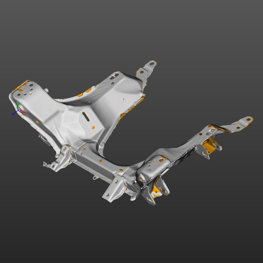 Mazda MX-5 Miata NB multi-part 3D scan assembly of real components