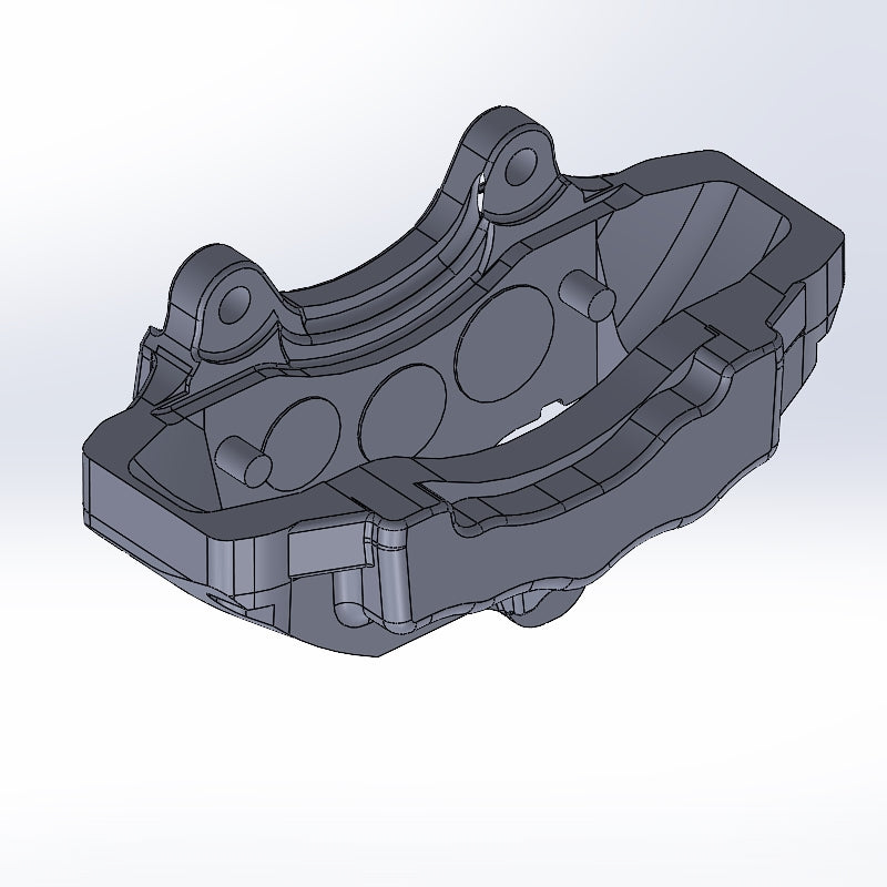 Porsche Cayenne Front LH Caliper 18Z 3D Scan + CAD