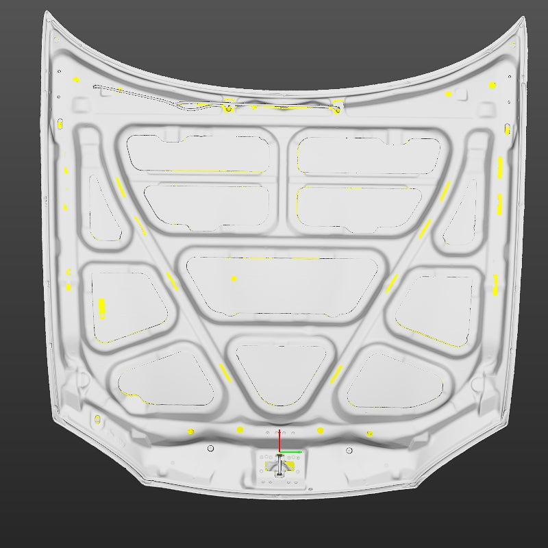 Mazda MX-5 Miata NB Hood 3D Scan STL