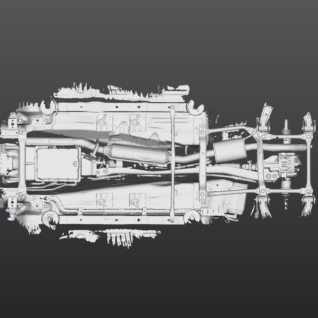 Mazda MX-5 Miata NB underbody with & without braces 3D Scan STL