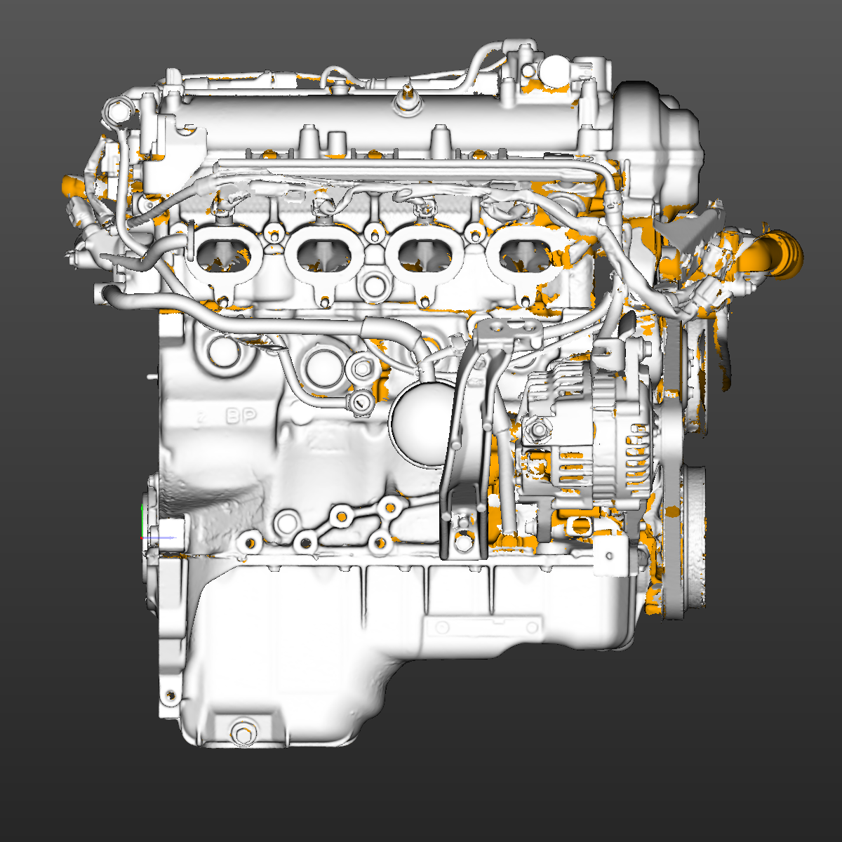 Engine Mazda MX-5 Miata NB 1.8L 3D Scan STL