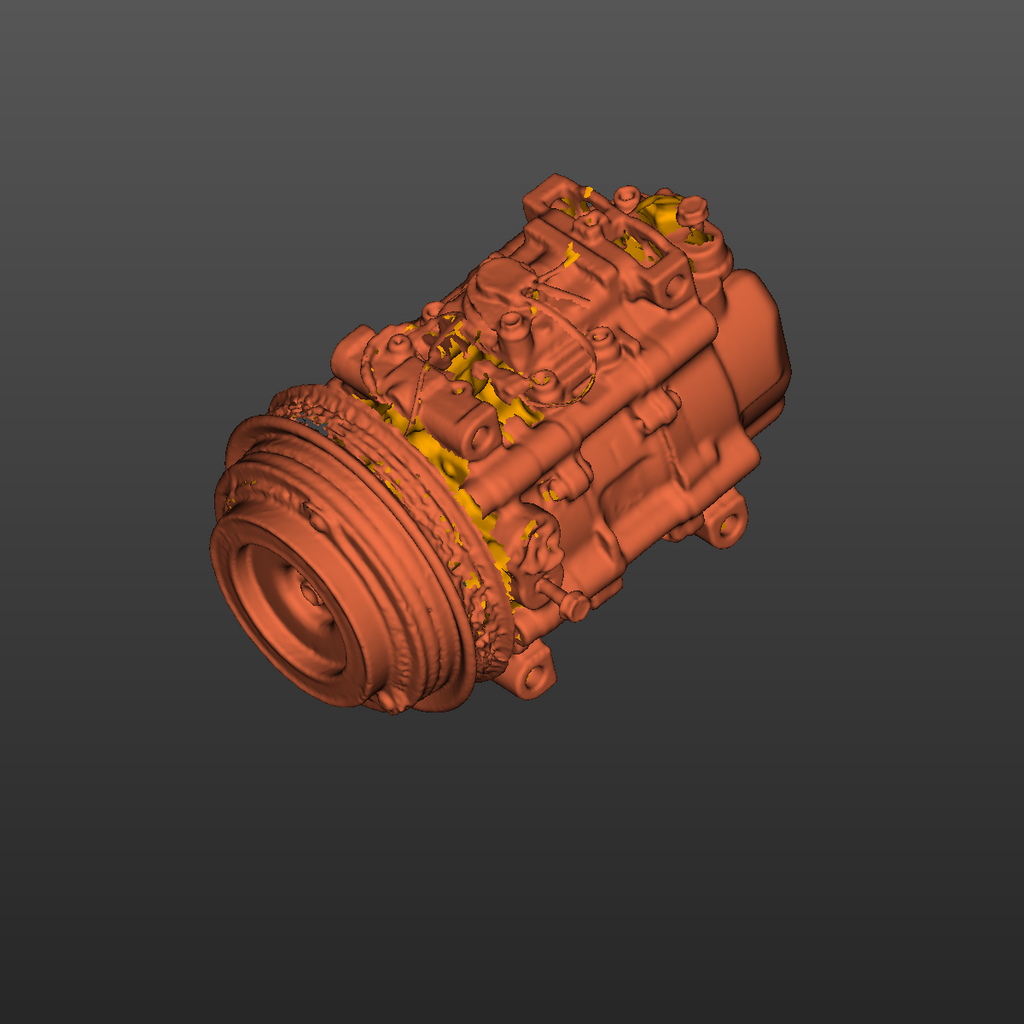 Mazda MX-5 Miata NB multi-part 3D scan assembly of real components