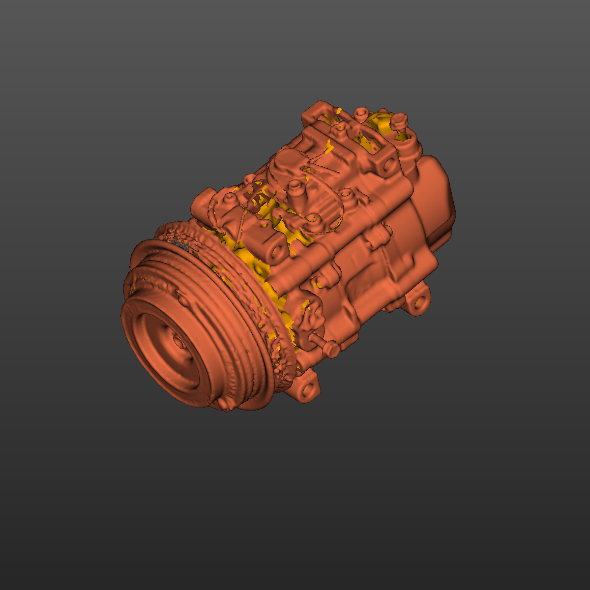Mazda MX-5 Miata NB multi-part 3D scan assembly of real components