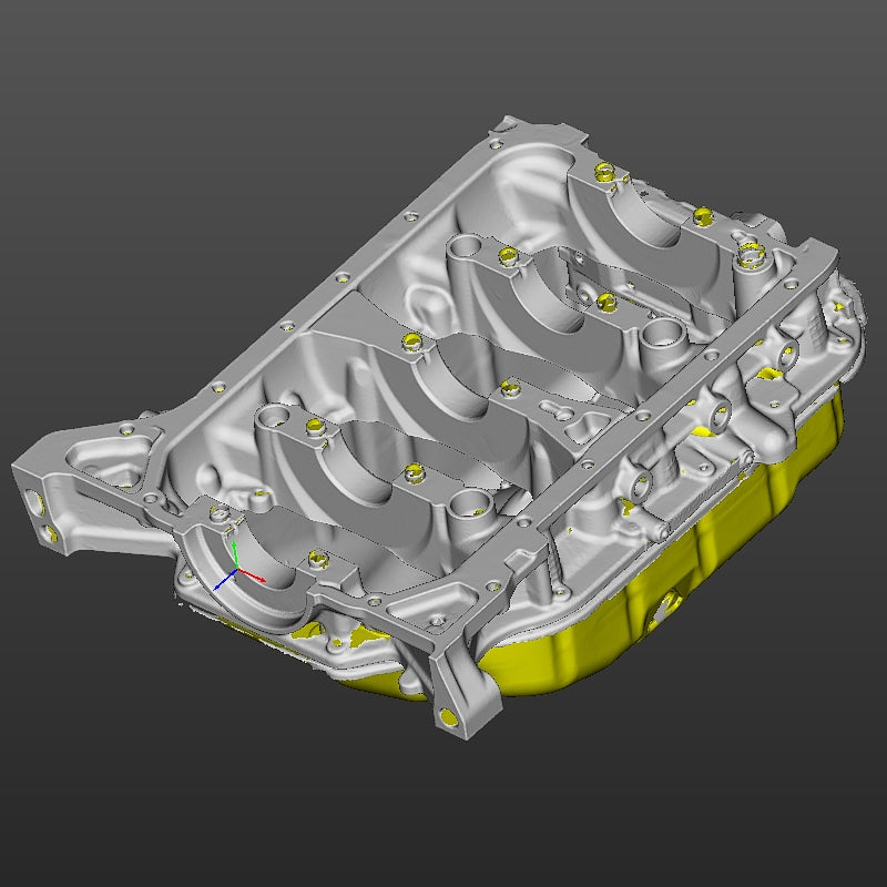 Honda K-series oil pan (K20,K24 Non-balance shafts) 3D Scan STL