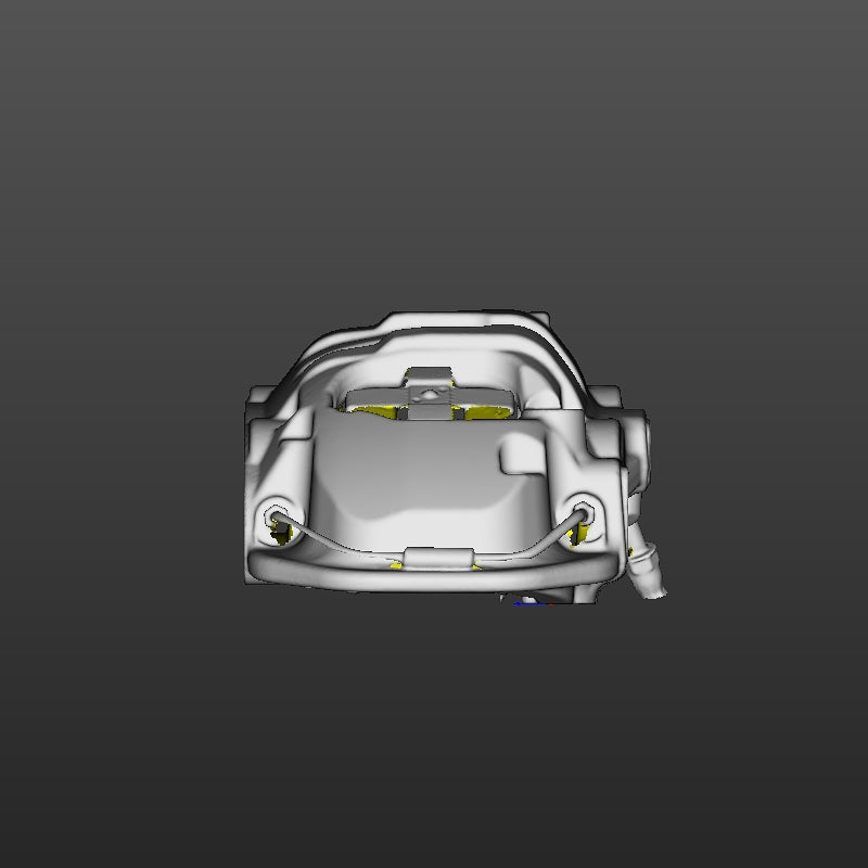 Porsche Macan Front LH caliper (2 Scans With and Without Brake Pads) 3D Scan STL