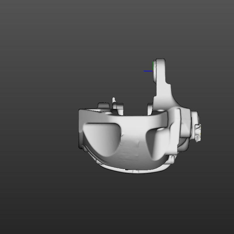 Tesla Model Y Front RH Brake Caliper (2 Scans With and Without Pads) 3D Scan STL