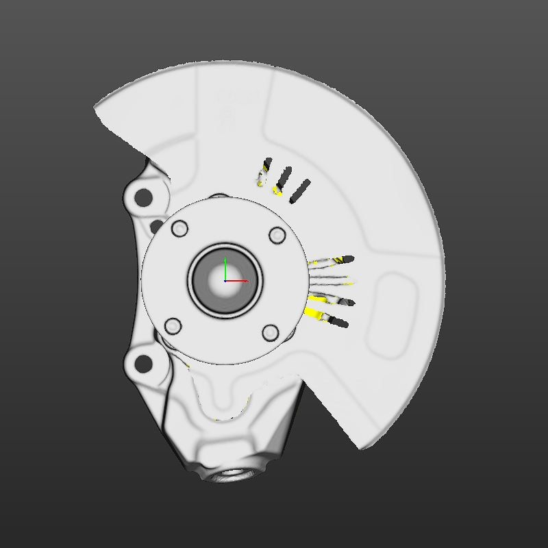 Mazda MX-5 Miata ND Front Right Knuckle 3D Scan STL