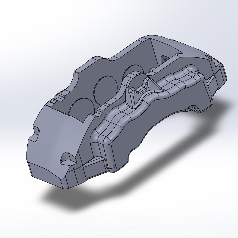Porsche Cayenne Front LH Caliper 18Z 3D Scan + CAD