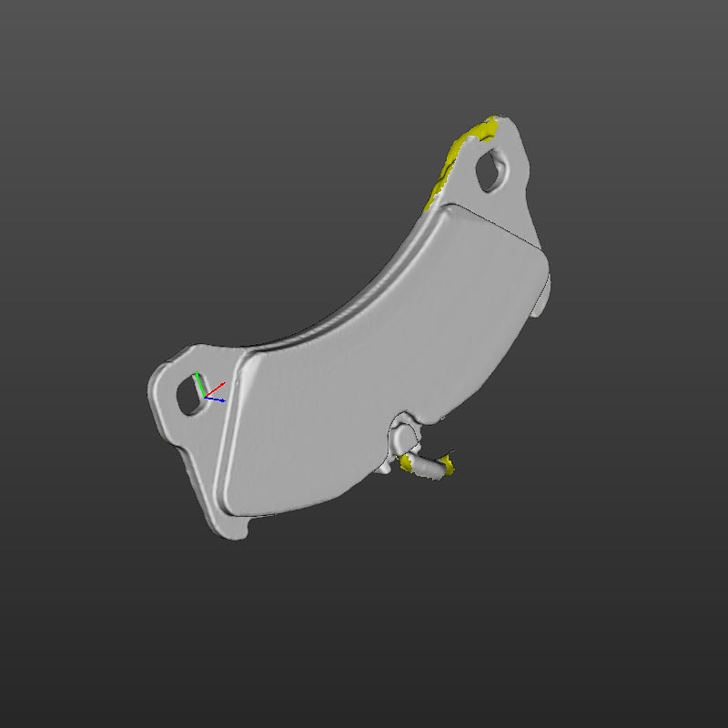Porsche Macan Front LH caliper (2 Scans With and Without Brake Pads) 3D Scan STL