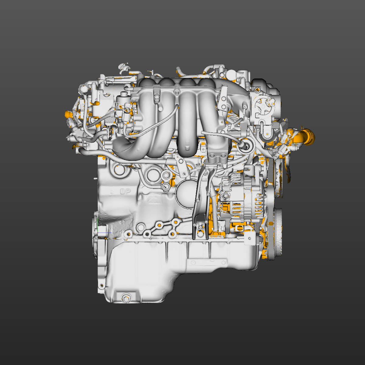Engine Mazda MX-5 Miata NB 1.8 3D Scan STL