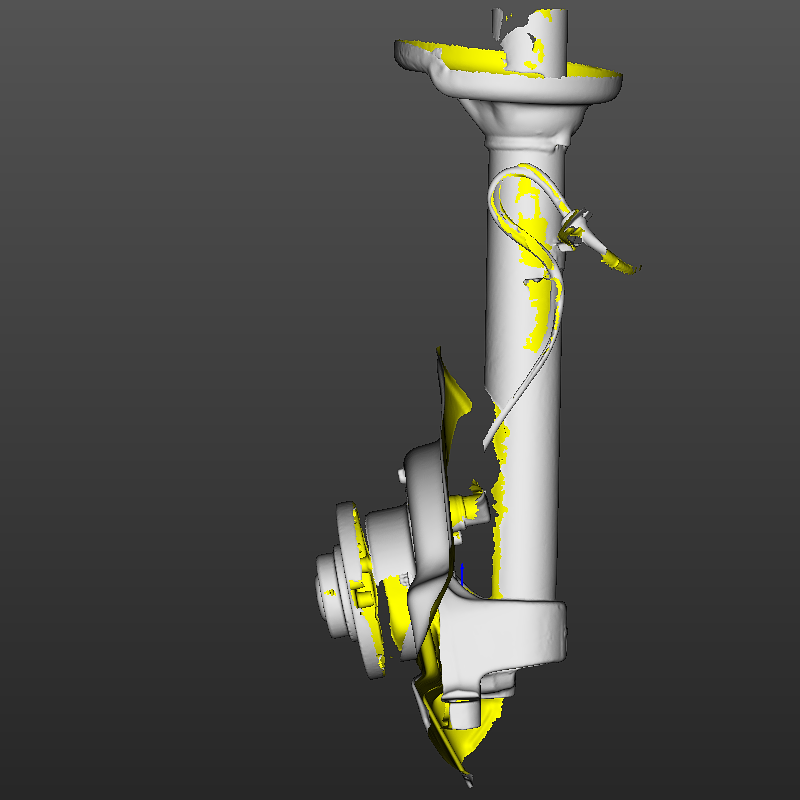 Bmw e30 front RH knuckle 3D Scan STL