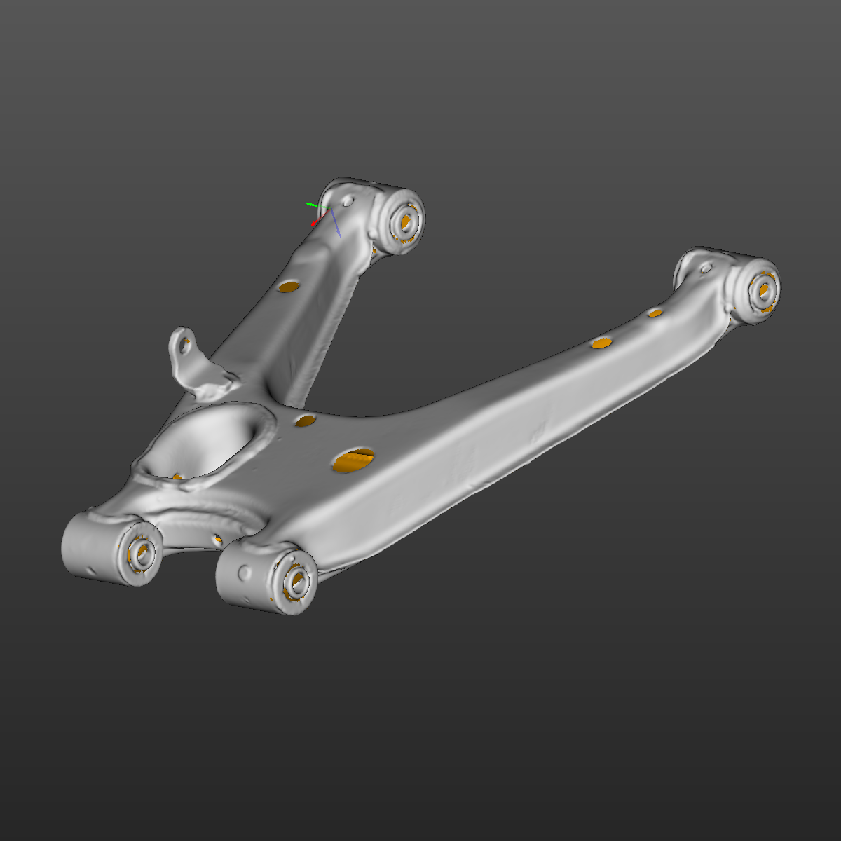 Mazda MX-5 Miata NB rear RH lower control arm 3D Scan STL
