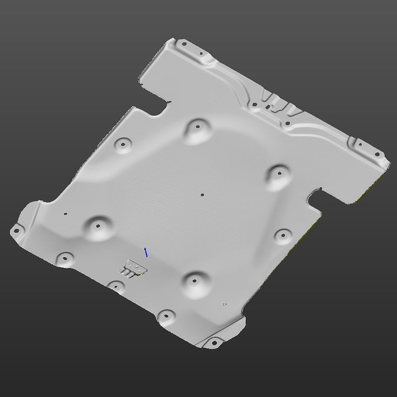 Tesla Cybertruck Front Drive Unit Aluminum Skid Plate 3D Scan STL