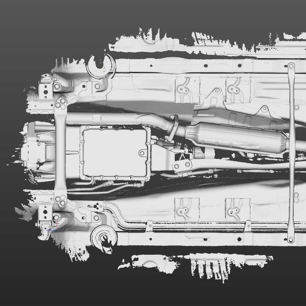 Mazda MX-5 Miata NB underbody with & without braces 3D Scan STL