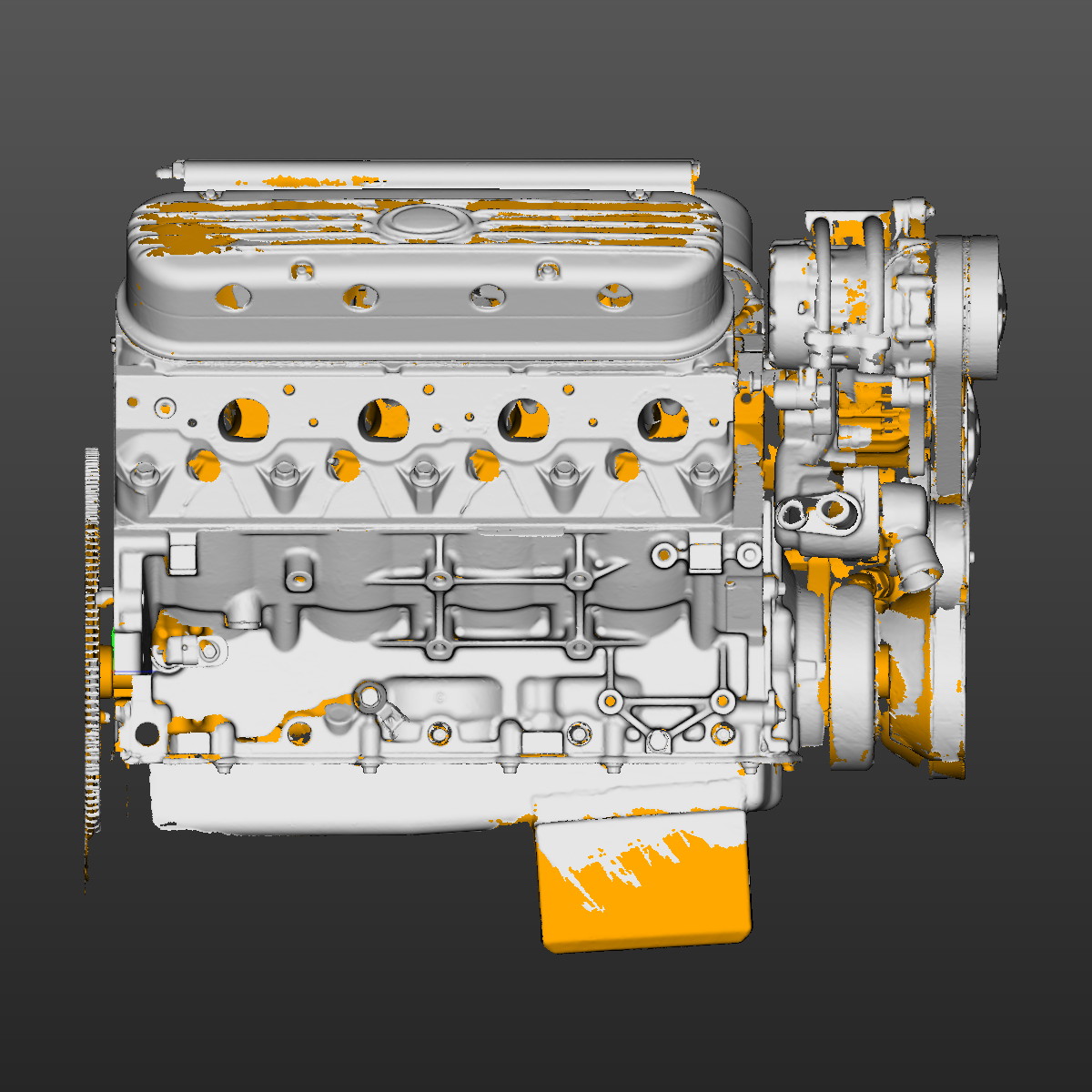 Engine LS3 3D Scan STL