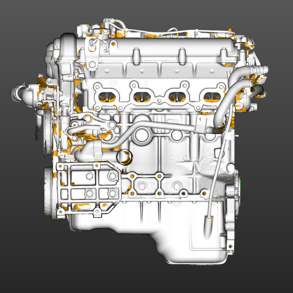 Engine Mazda MX-5 Miata NB 1.8L 3D Scan STL