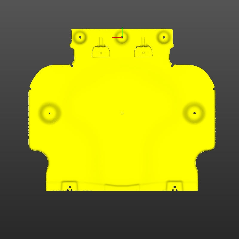 Tesla Cybertruck Rear Drive Unit Aluminum Skid Plate 3D Scan STL