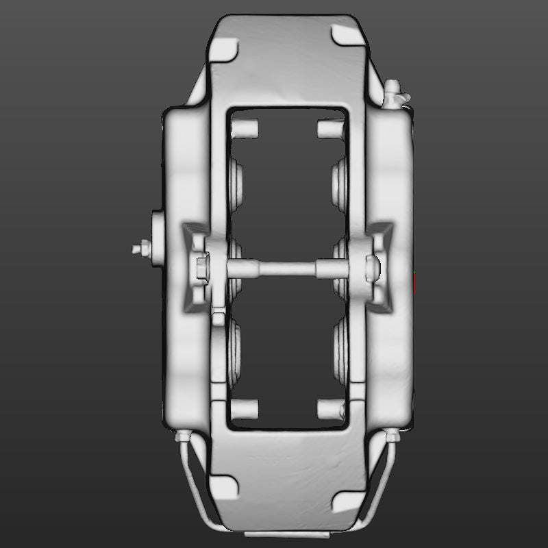 Porsche Cayenne Front LH Caliper 18Z 3D Scan + CAD