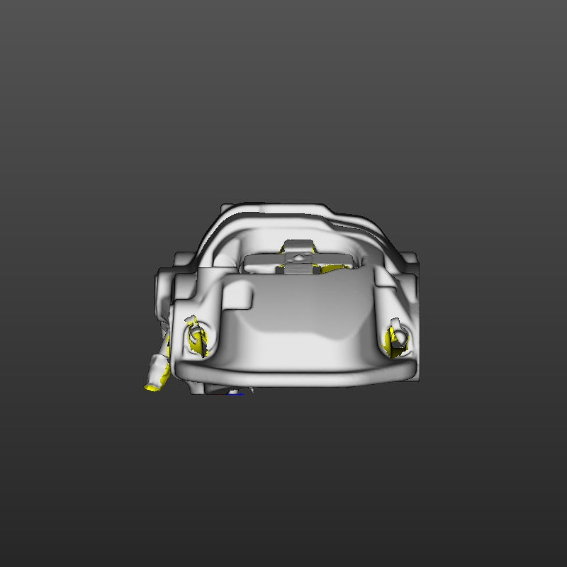 Porsche Macan Front LH caliper (2 Scans With and Without Brake Pads) 3D Scan STL