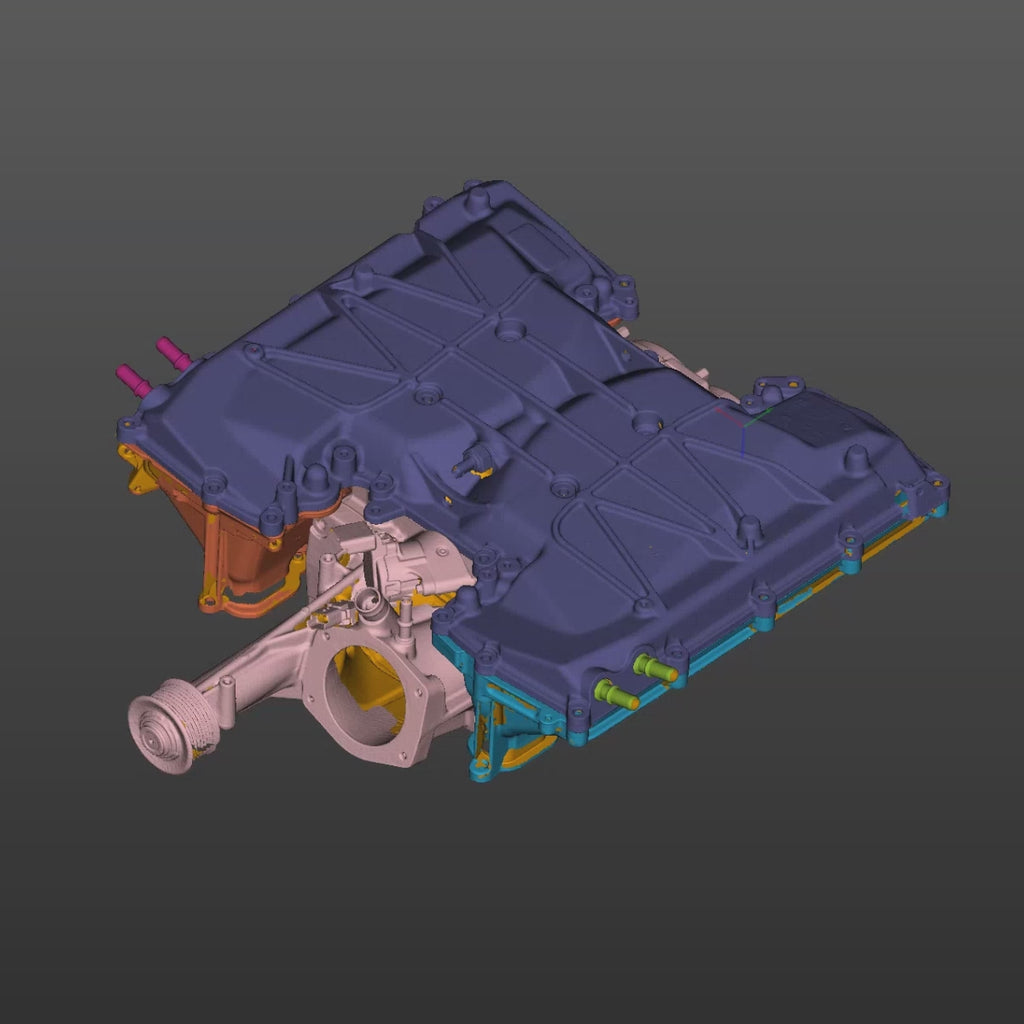 Range Rover Sport 5.0L Supercharger Intake Manifold 3D Scan STL