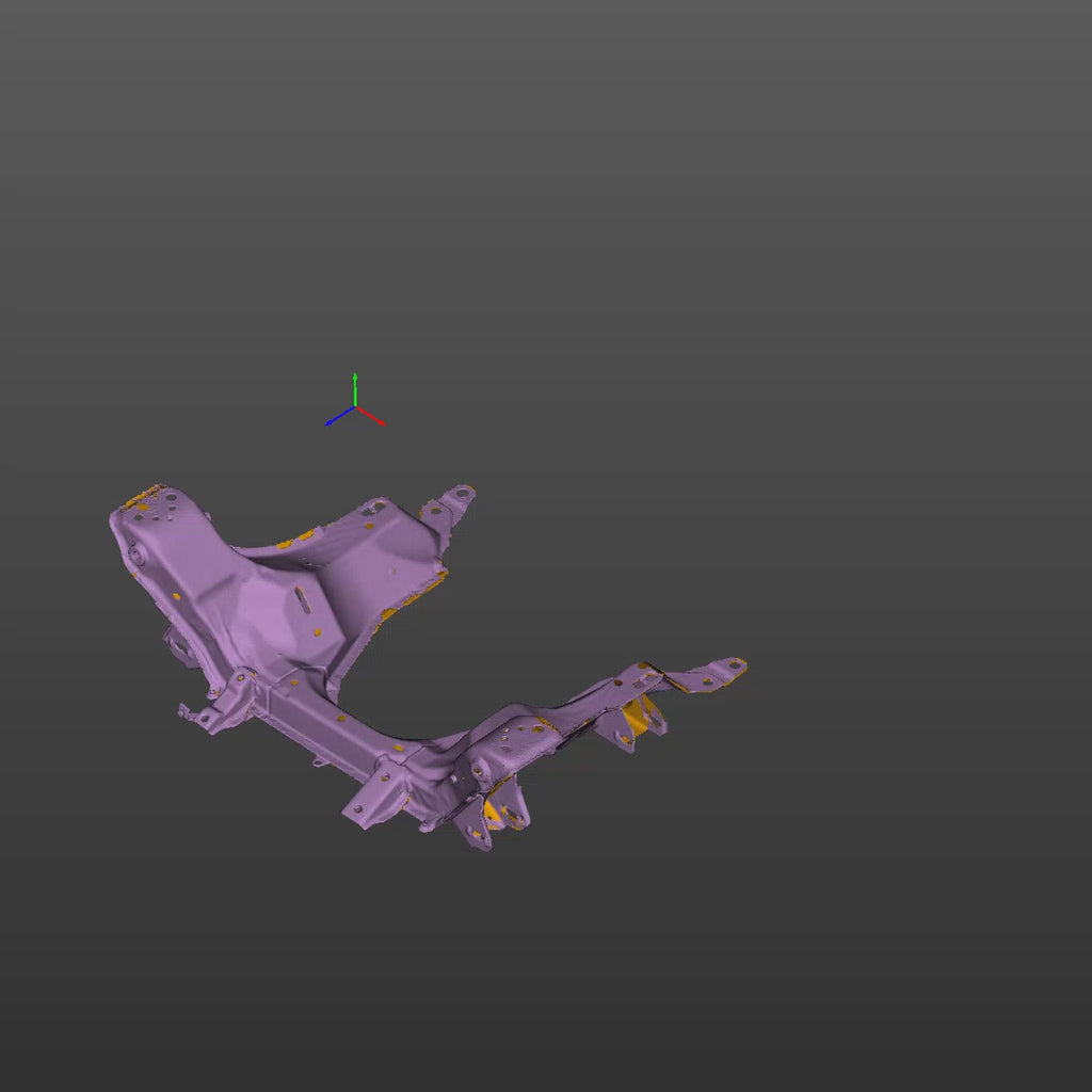 Mazda MX-5 Miata NB multi-part 3D scan assembly of real components