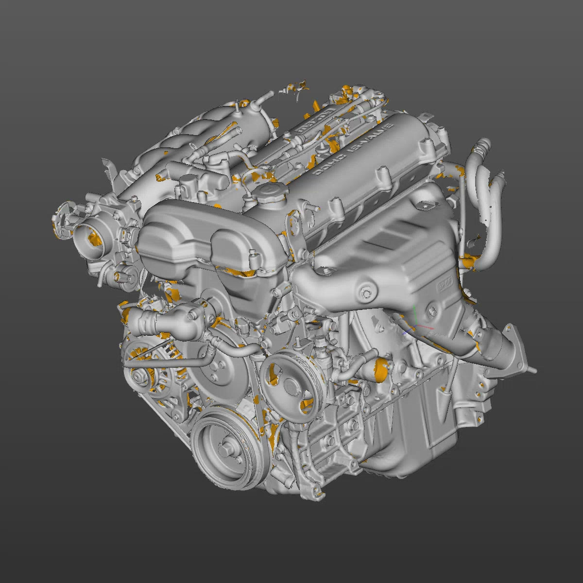 Engine Mazda MX-5 Miata NB 1.8 3D Scan STL
