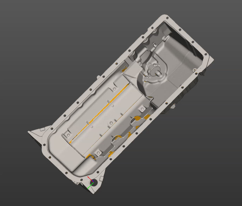 Bmw E34(M50) Oil Pan Front Sump 3D Scan STL