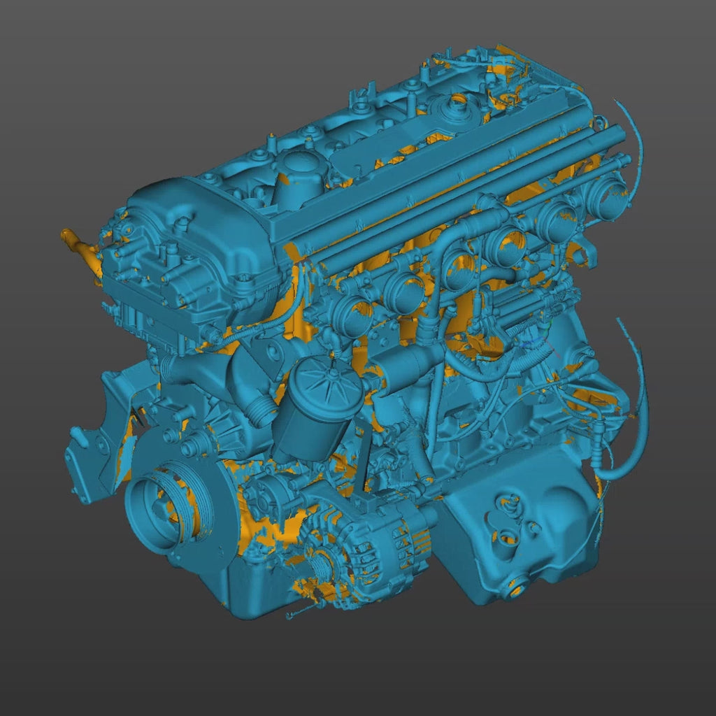 BMW E46 M3 S54 engine 3D Scan STL