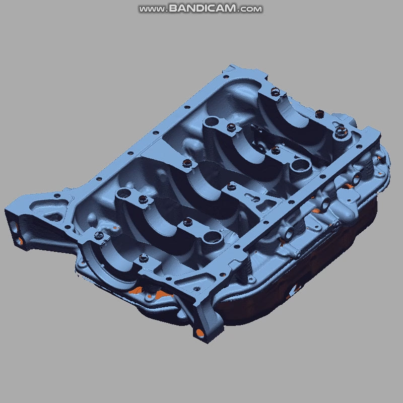 Honda K-series oil pan (K20,K24 Non-balance shafts) 3D Scan STL