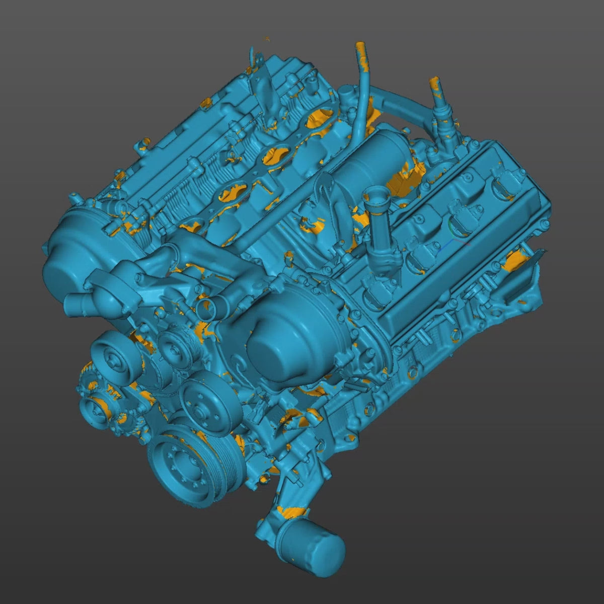 Lexus LS430 3UZ-FE VV-TI Engine 3D Scan STL