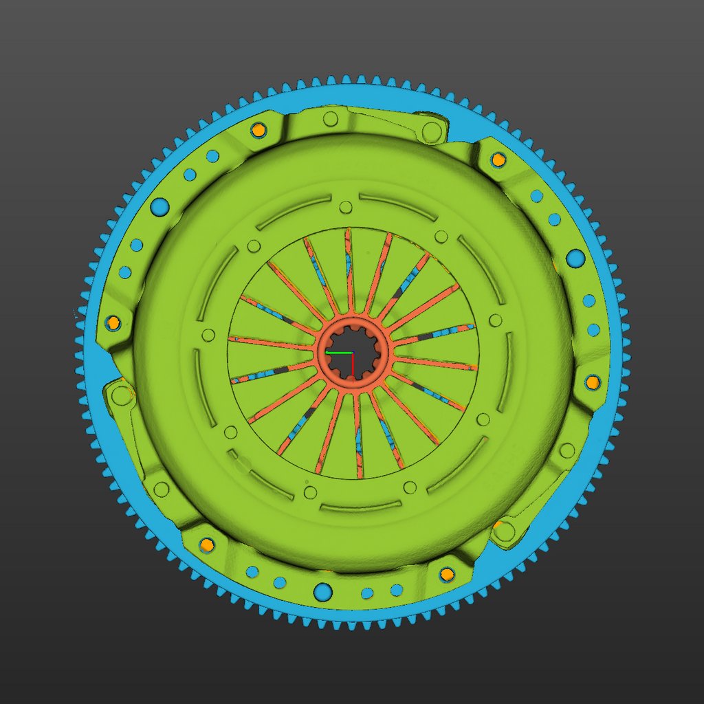 BMW E30(M42) clutch assembly 3D Scan STL