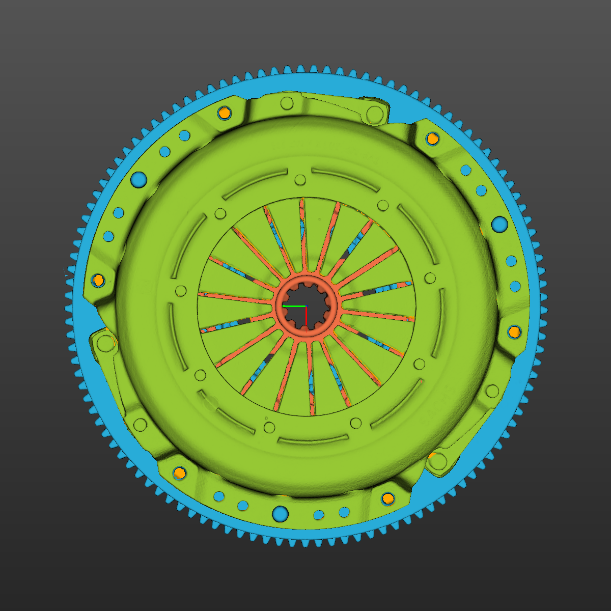BMW E30(M42) clutch assembly 3D Scan STL