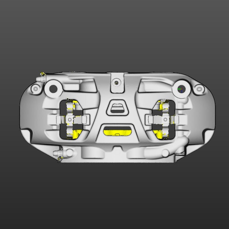 Tesla Model S Plaid Front Left Caliper (2 Scans With and Without Pads)