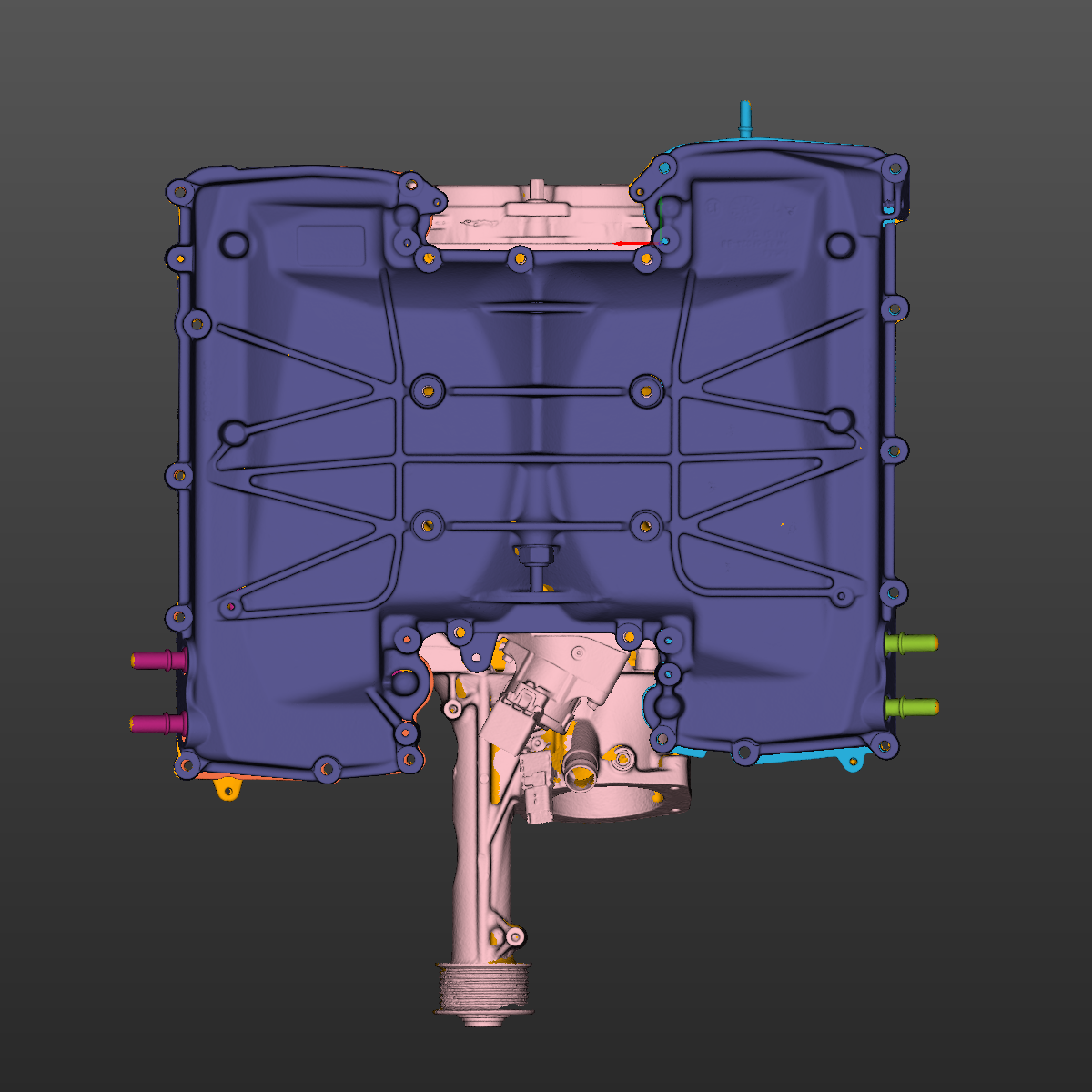 Range Rover Sport 5.0L Supercharger Intake Manifold 3D Scan STL
