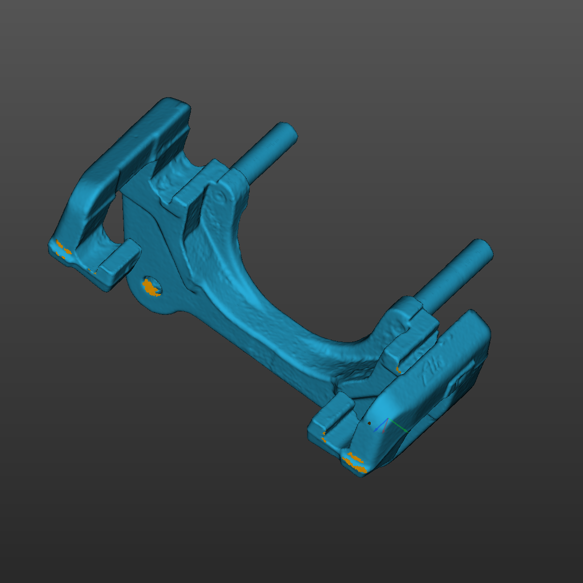 BMW E92 335i front LH brake caliper 3D Scan STL
