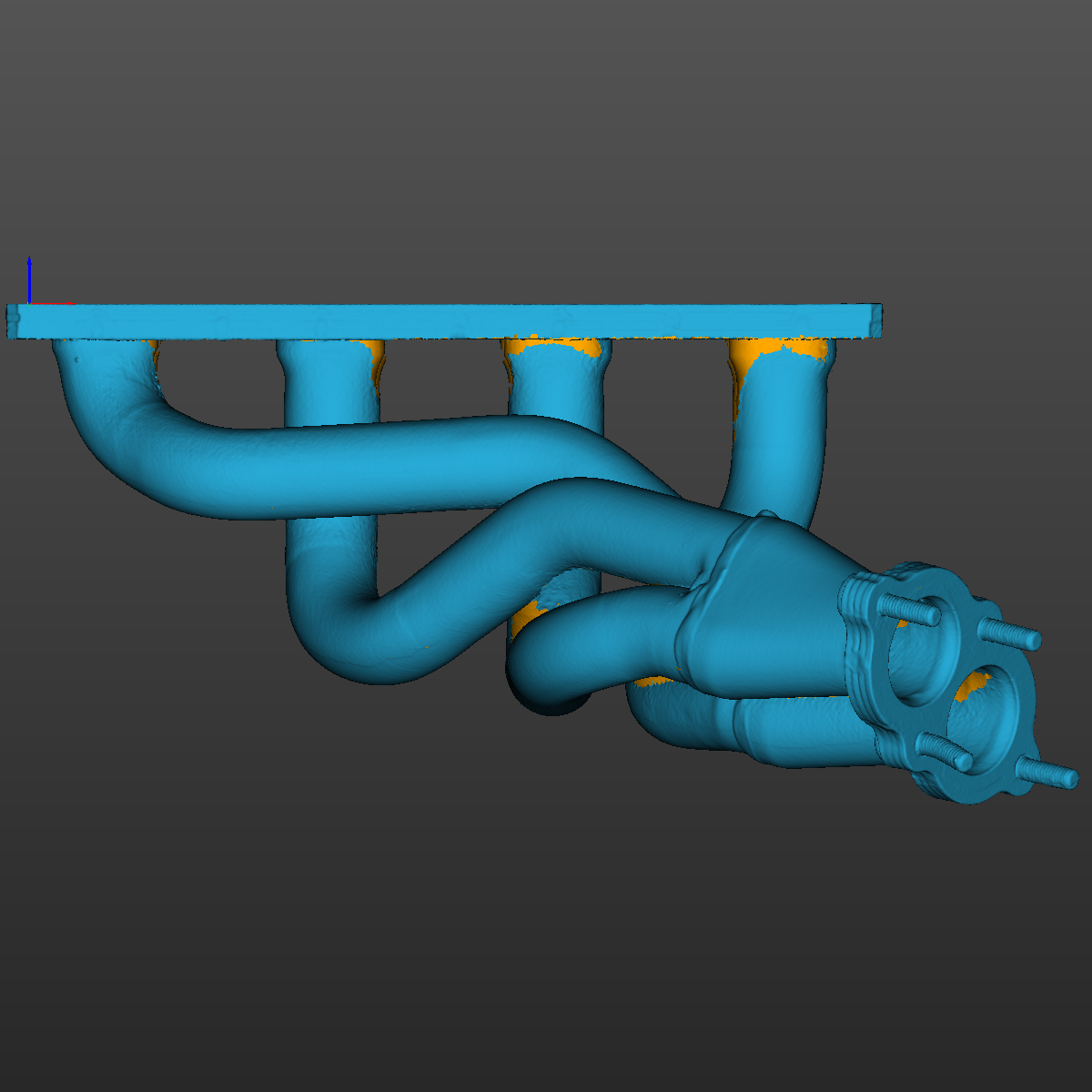 Bmw e30(M42) Exhaust Manifold 3D Scan STL