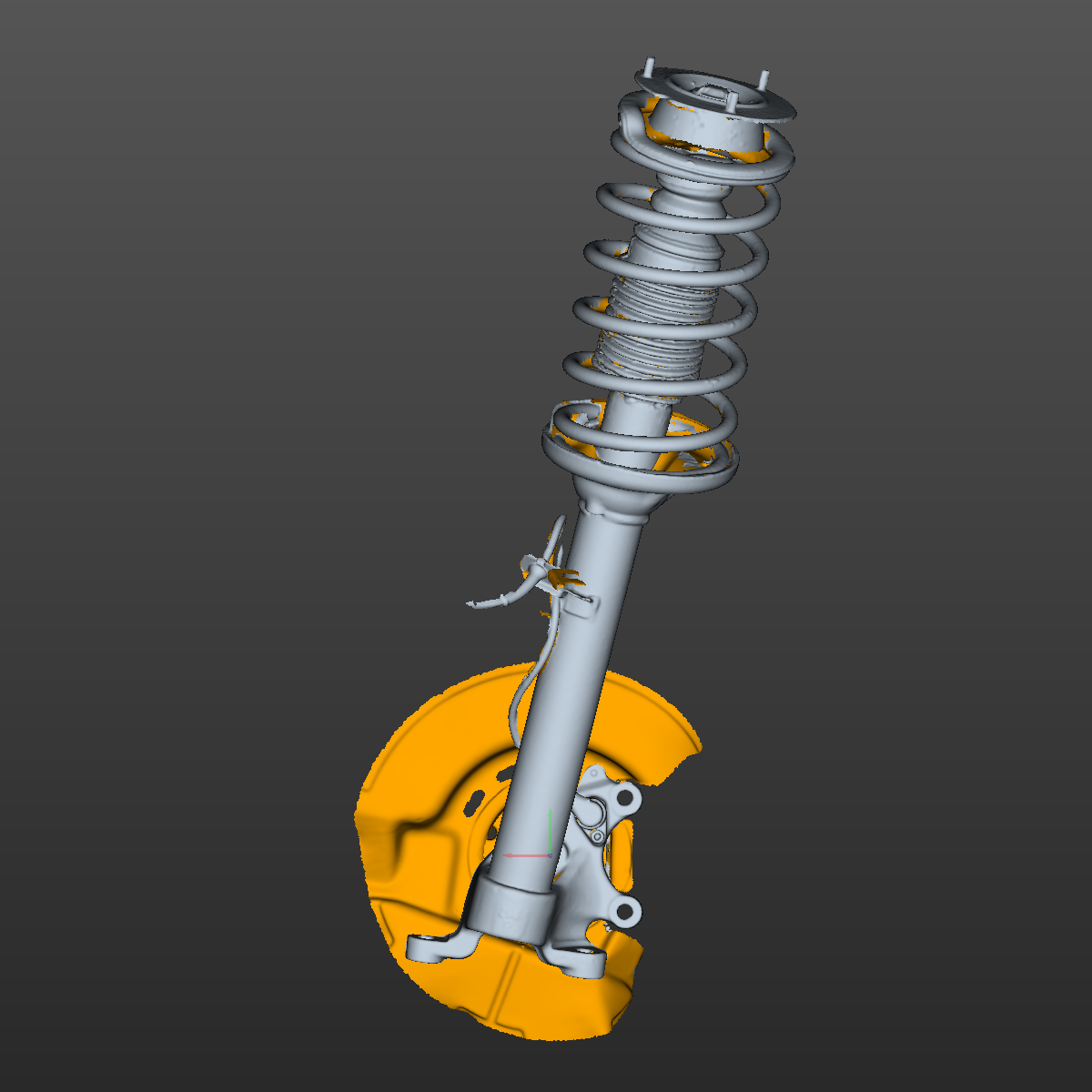 Bmw e30 Front RH knuckle 3D Scan STL