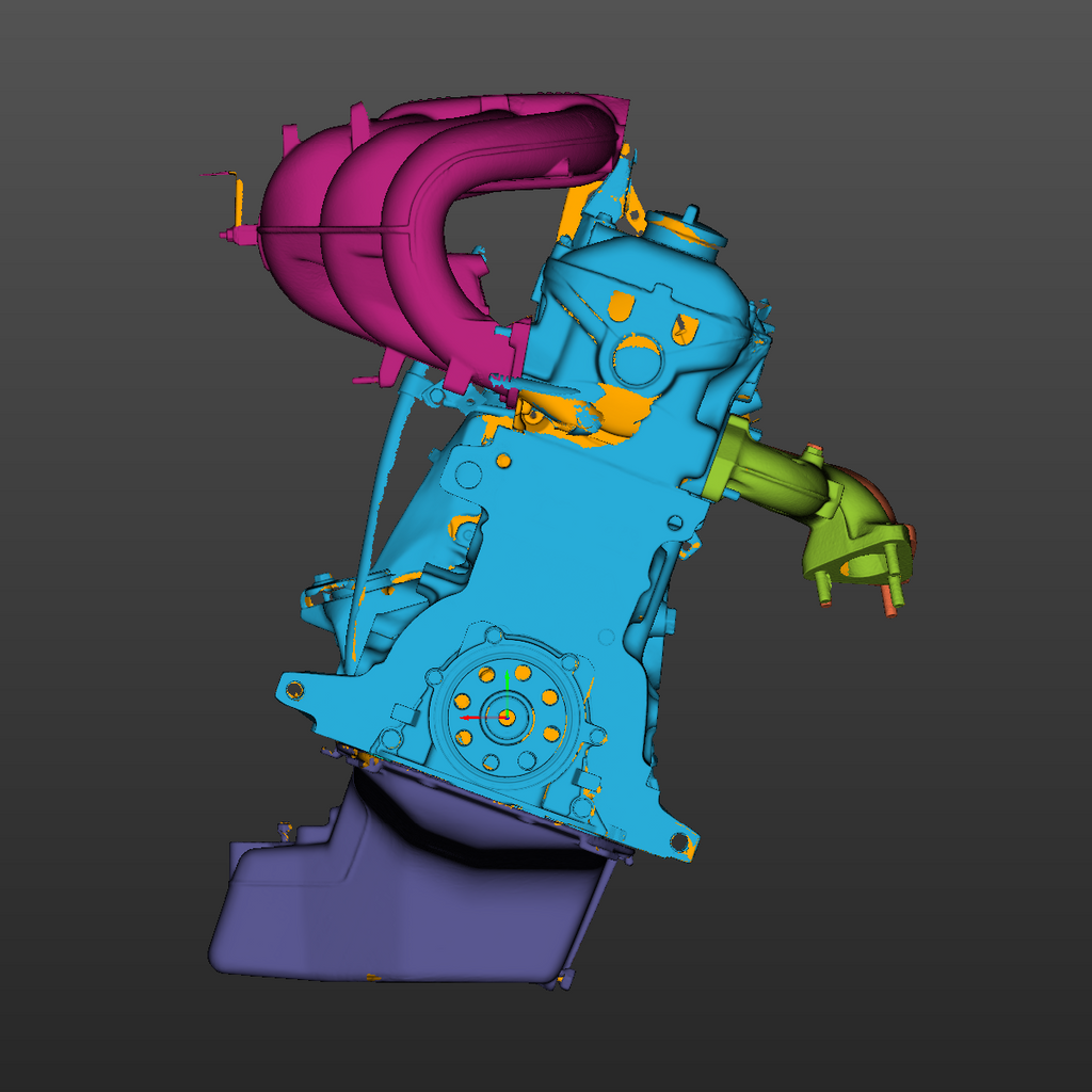 BMW E30 M20 engine 3D Scan STL