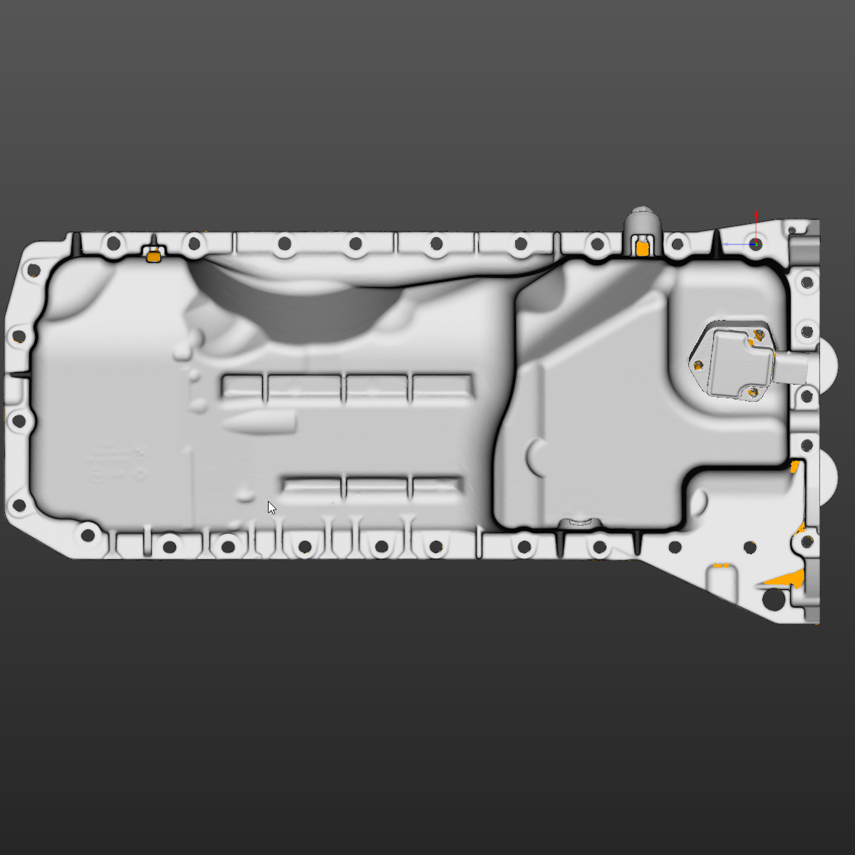 Bmw e9X Oil Pan (N52) 3D Scan STL
