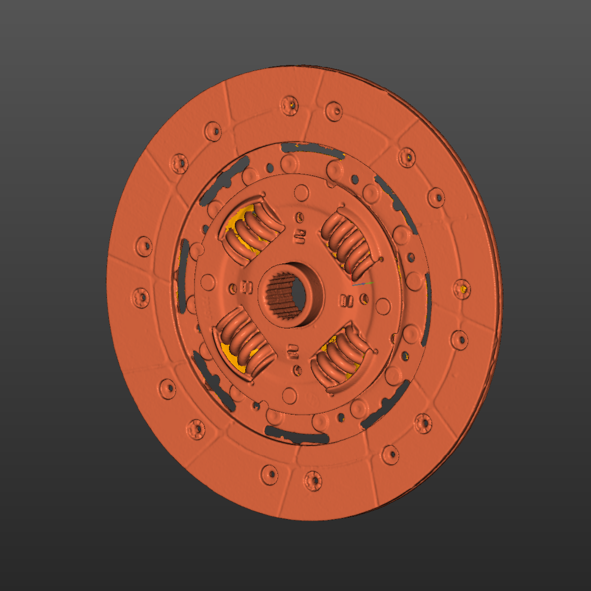 Nissan 350z Clutch Assembly 3D Scan STL