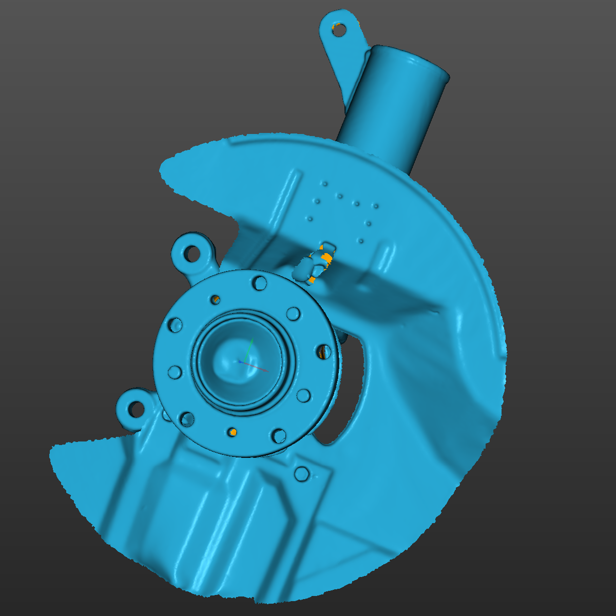 Bmw E46 M3 Front RH Knuckle 3D Scan STL