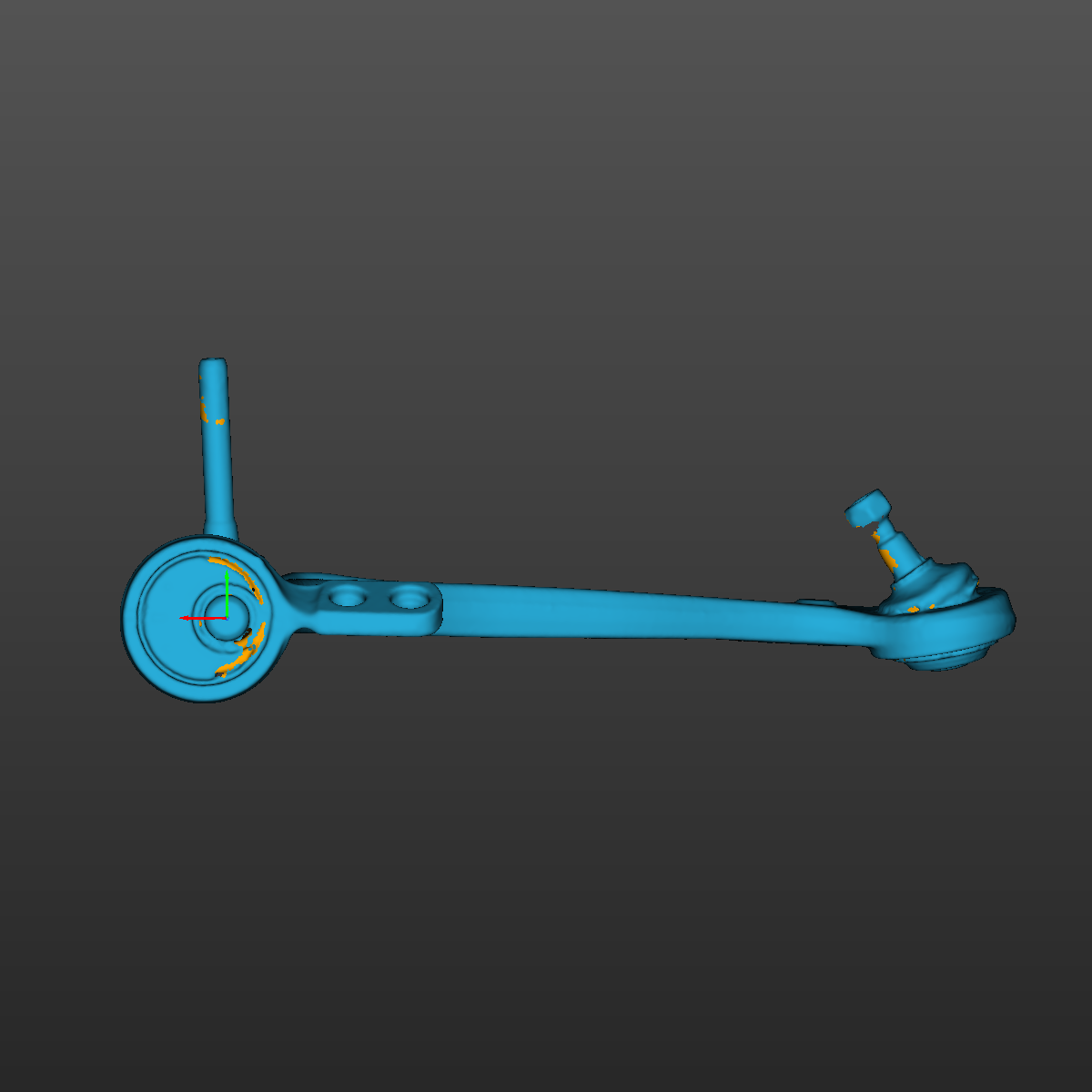 BMW E30 front lower control arms 3D Scan STL