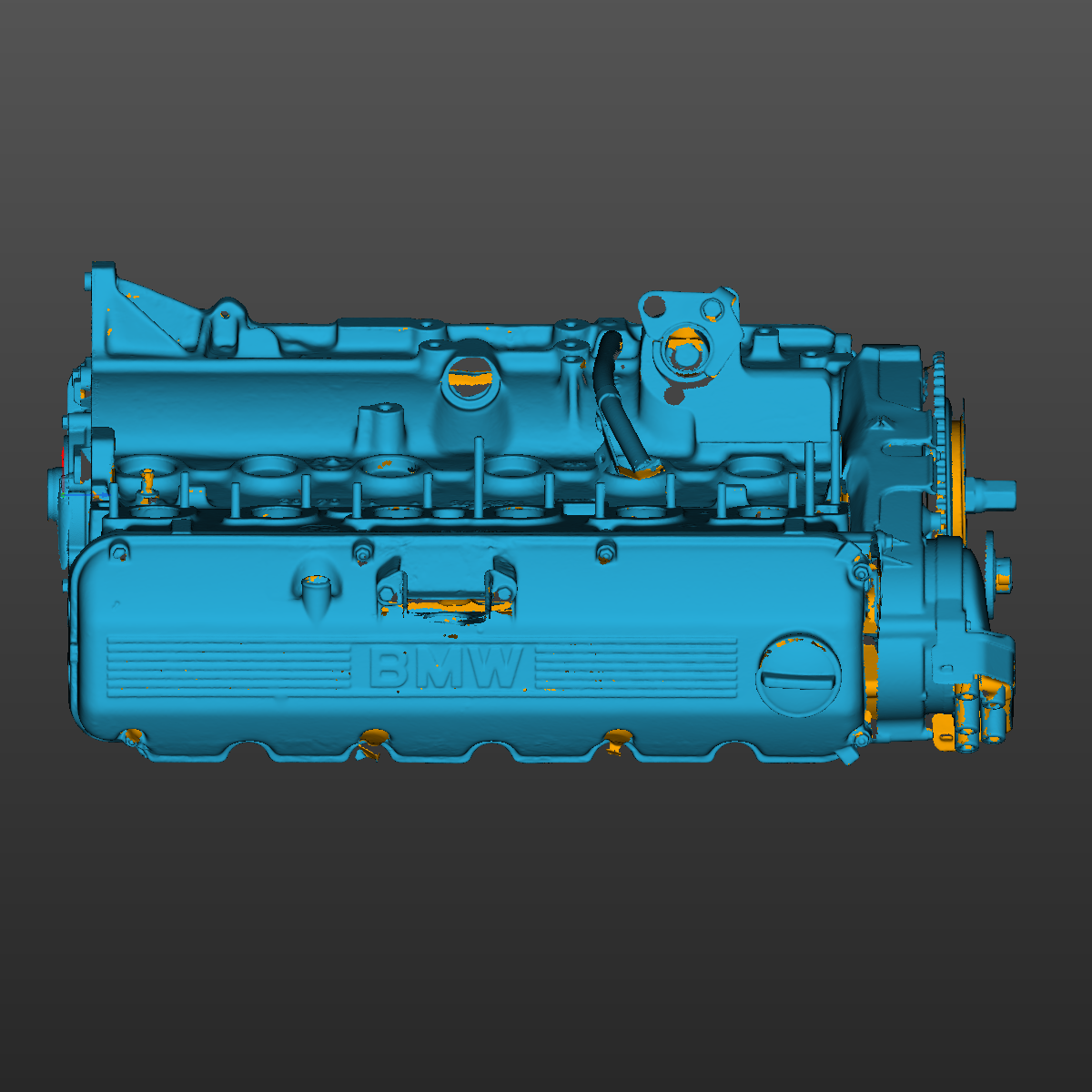 BMW E30(M20) Powertrain assembly 3D Scan STL