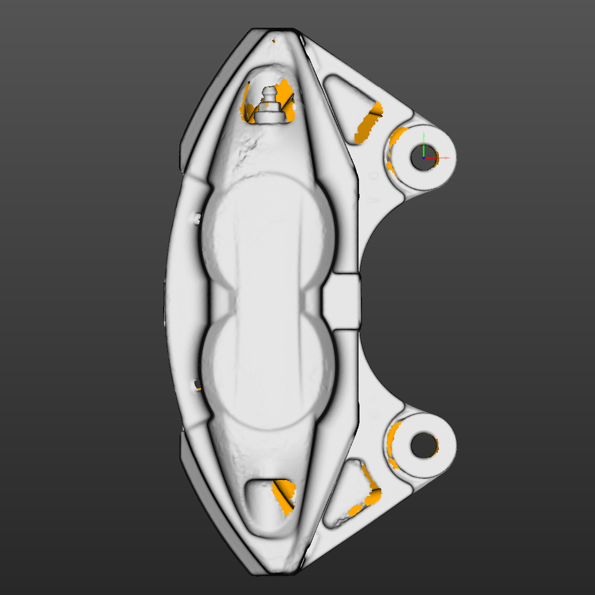 Nissan 370z Front LH Brake Caliper 3D Scan STL