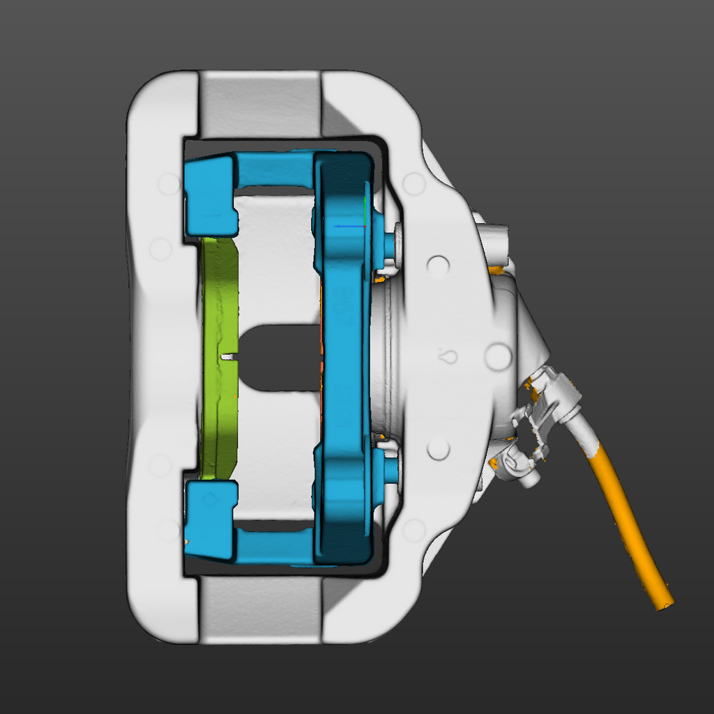 BMW E92 335i front LH brake caliper 3D Scan STL